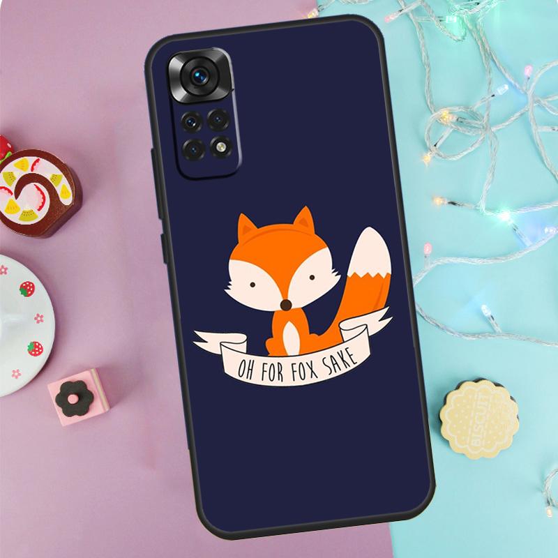 

Fox Art Case For Xiaomi Redmi Note 14 13 9 10 11 12 Pro 9S 10S 11S 12S Redmi 13C 10C 12C 14C Cover Redmi Note 13 4G