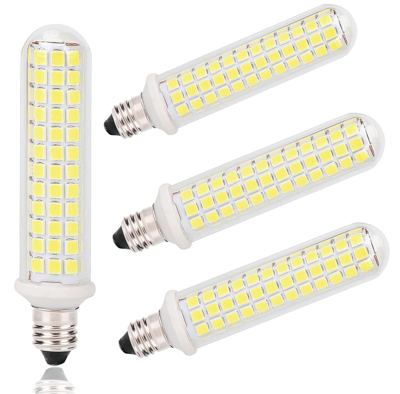 

E11 LED Bulbs, Equivalent to 100W Halogen Lamps, E11 Base, JD, 110V, Daylight White, 9W, 1100LM, High Brightness, Energy Saving, Omnidirectional Wide