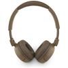 Guess Bluetooth 5.3 Metal Logo Script Brown Over-Ear Headphones