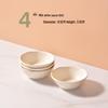 Cream White Ceramic Dipping Bowls