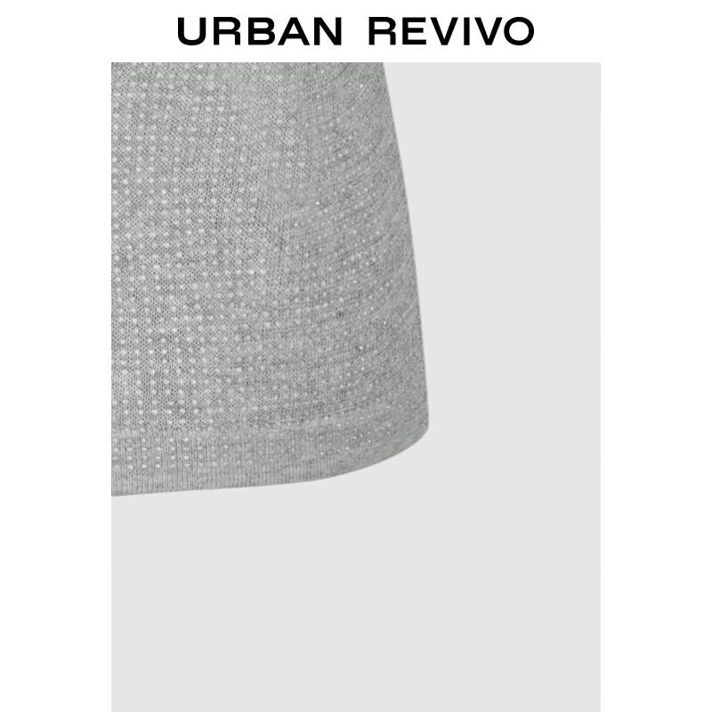 UR Women's Waterdrop Embellished Short Sleeve Knit Cardigan