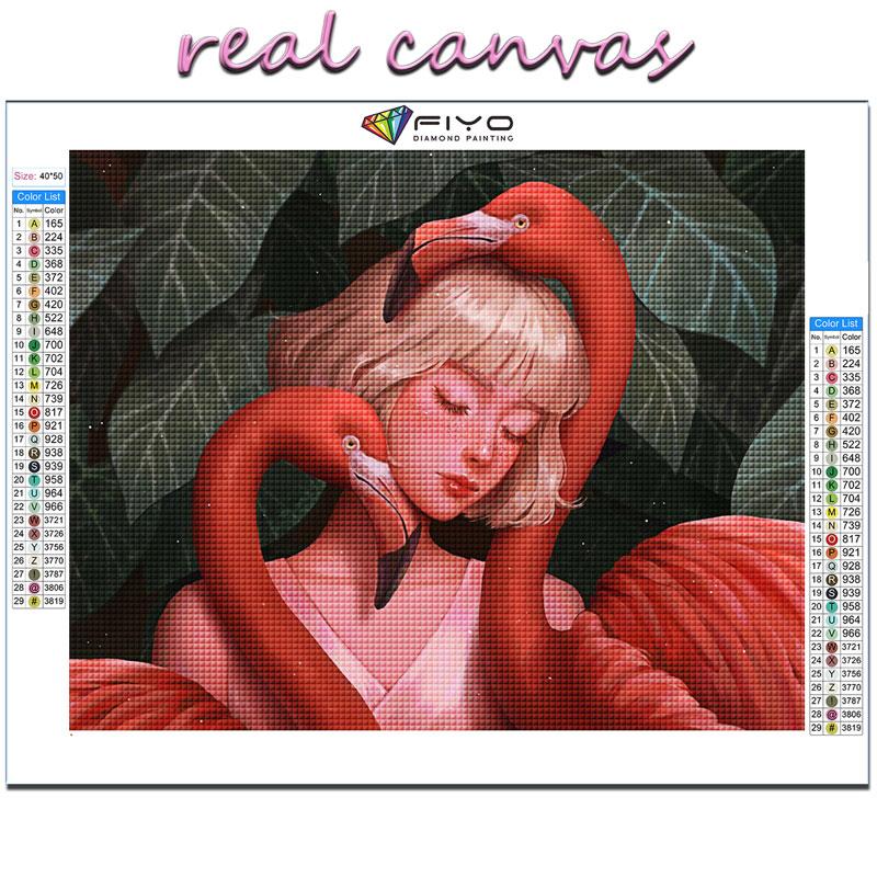 

DIY 5D алмазная живопись мультфильм девушка с цветочным узором полная алмазная вышивка мозаика Фэнтези портрет картина наборы для вышивки крестом cuadros Round Drill 25x35cm