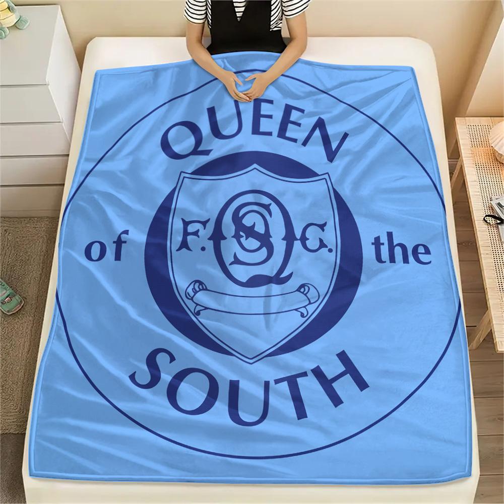 

Queen of the South FC Print Flannel Blanket, High quality Comfortable for All Seasons, Home Decor, Warmth and Comfort 80cm x 120cm