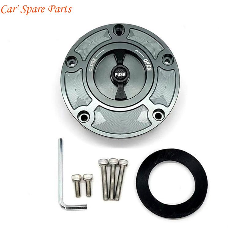 Y4UA Industrial Grade Aluminum Motorcycles Tanks Gas Cap Cover Keyless for 450SR