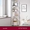 Shengbai 6-Tier Corner Floor Storage Shelf
