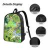 3Pcs Kuchipatchis School bags Set for Boy Girl Pencil Boxes Backpack Sets with Lunch Box For School Students Daypack