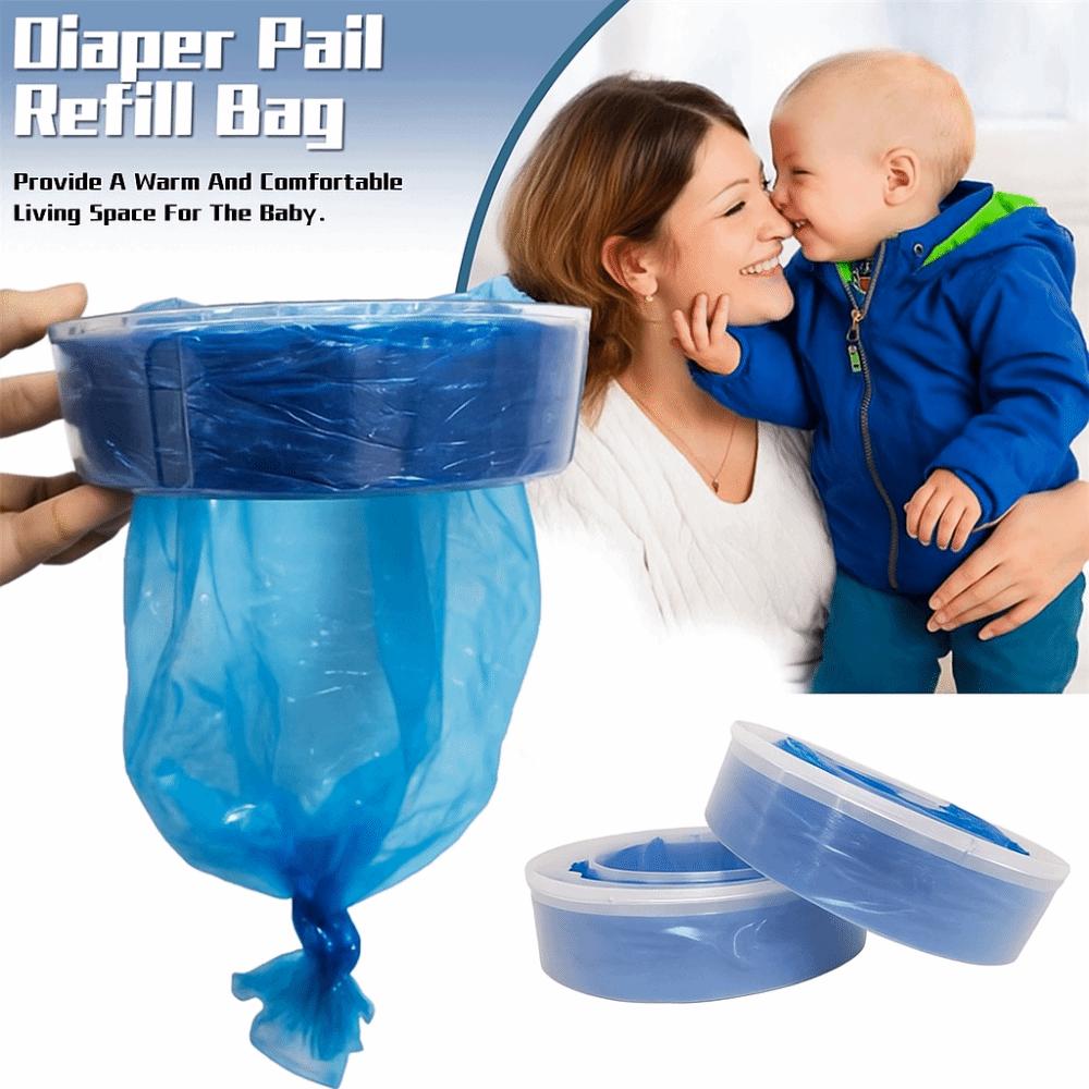 Tear-Resistant Diaper Trash Bags Durable Baby Diaper Garbage Bags New Nappy Bin Refills