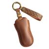 For Porsche Luxury Leather Car Key Cover Macan 718 Cayenne Paramera 911 958 Taycan Car Key Fob Key Outer Ring