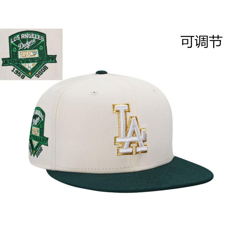LA Dodgers Embroidered Baseball Cap Adjustable Flat Brim Street Hip Hop