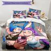 3PC Custom Name "Friendship Fun" Bedding Set Printed  Bedding Set Duvet Cover Closure Includes 1 Duvet Cover & 250 Pillowcases for Bedroom