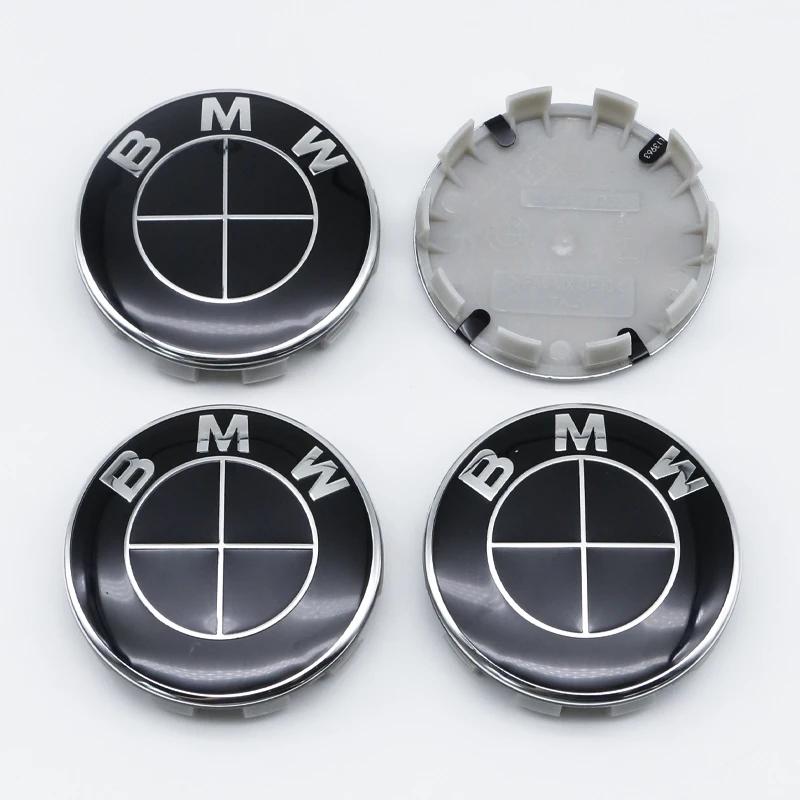 For BMW M 4Pcs 56MM 68MM Car Wheel Center Cap Hub Covers For BMW M Logo E84 E83 X1 X2 X3 F48 G01 X4 X5 X6 Badge Auto Tuning Accessories
