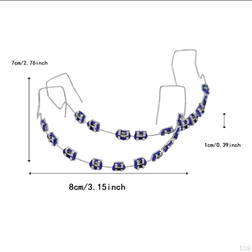 Temporary Tooth Decoration Decorative with Metal Wires Gift for Family