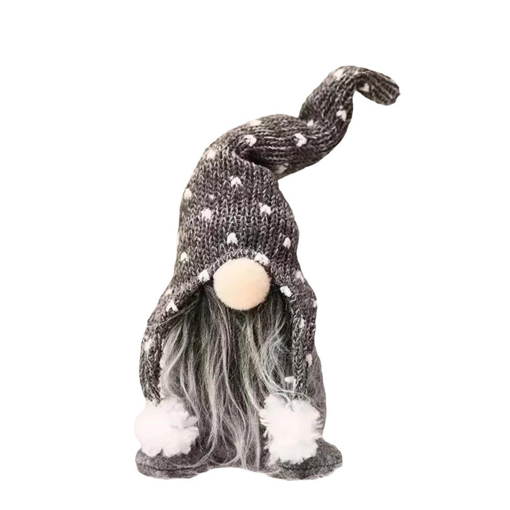 Cartoon Christmas Gnomes Doll Decor Knitted Christmas Gnomes Plush Doll Xmas Home Decor