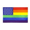 Stock All Inclusive Progress 3x5ft Polyester Big Rainbow Lesbian LGBT Gay Pride Flag Waterproof Lightweight