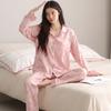 Pajamas women's spring and autumn pure cotton long-sleeved women's autumn middle-aged mother autumn and winter thin large-size high-end loungewear