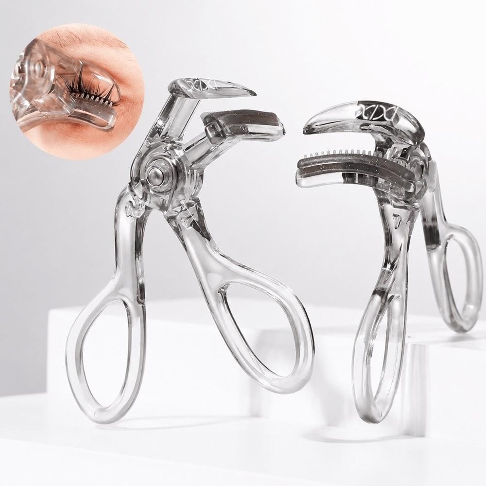 Wide-Angle Lash Curler Long-Lasting One-Clip Eyelash Curler Portable Eyelash Curler Makeup Tool