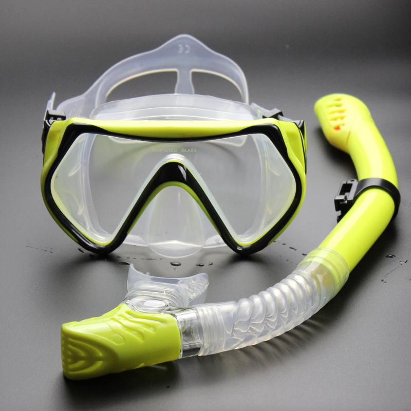 

Двухцветная силиконовая маска для дайвинга и набор для снорклинга для взрослых Regular