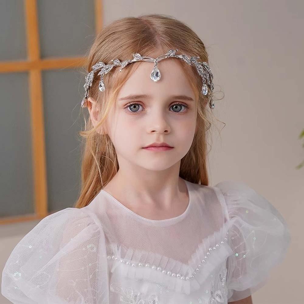 Elegant Elf Rhinestone Headband Exquisite Bride Shiny Hair Hoop  Birthday Head Jewelry