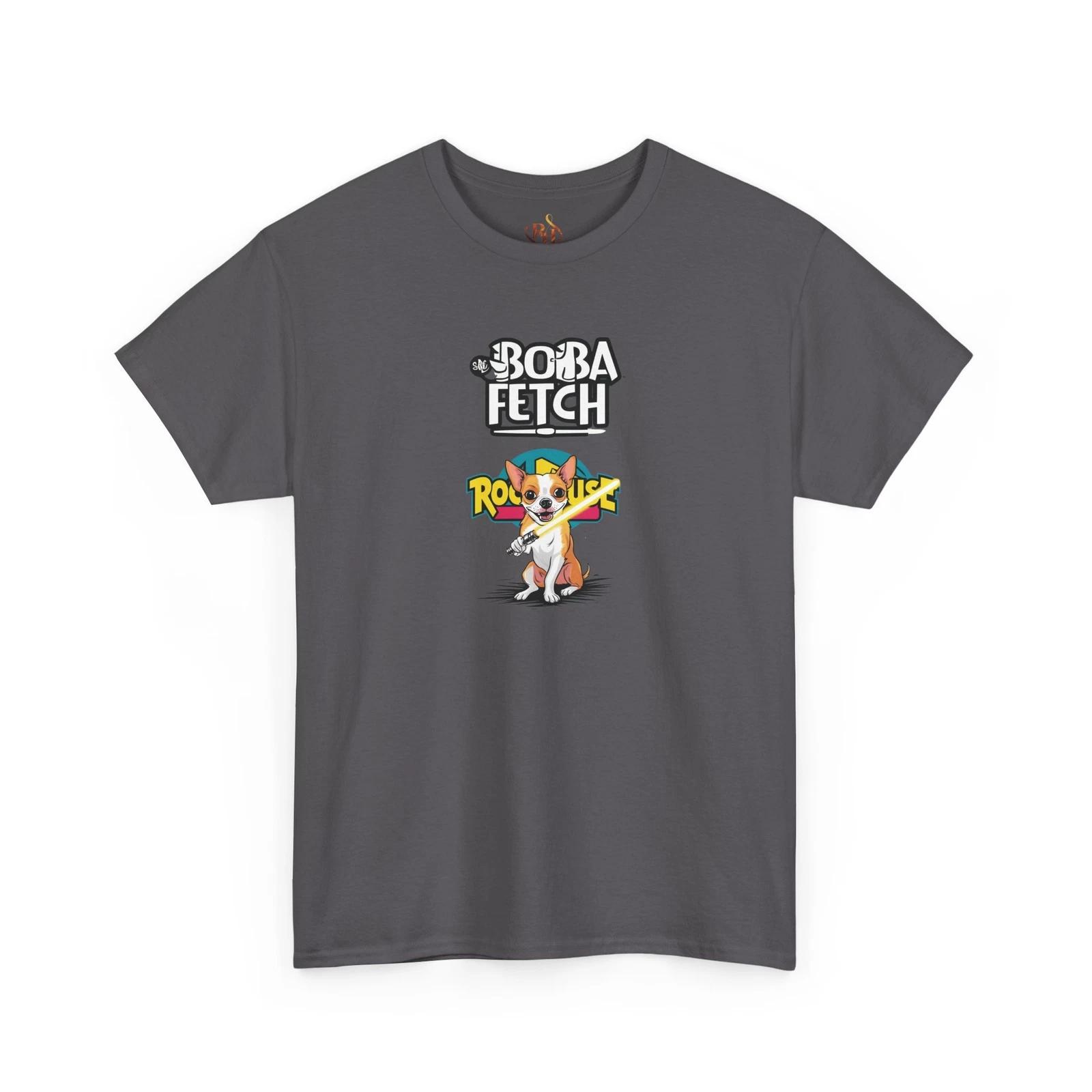 

Boba Fetch Tee, Funny Graphic Unisex Heavy Cotton T-Shirt, Gift for Friends, Top 2XL