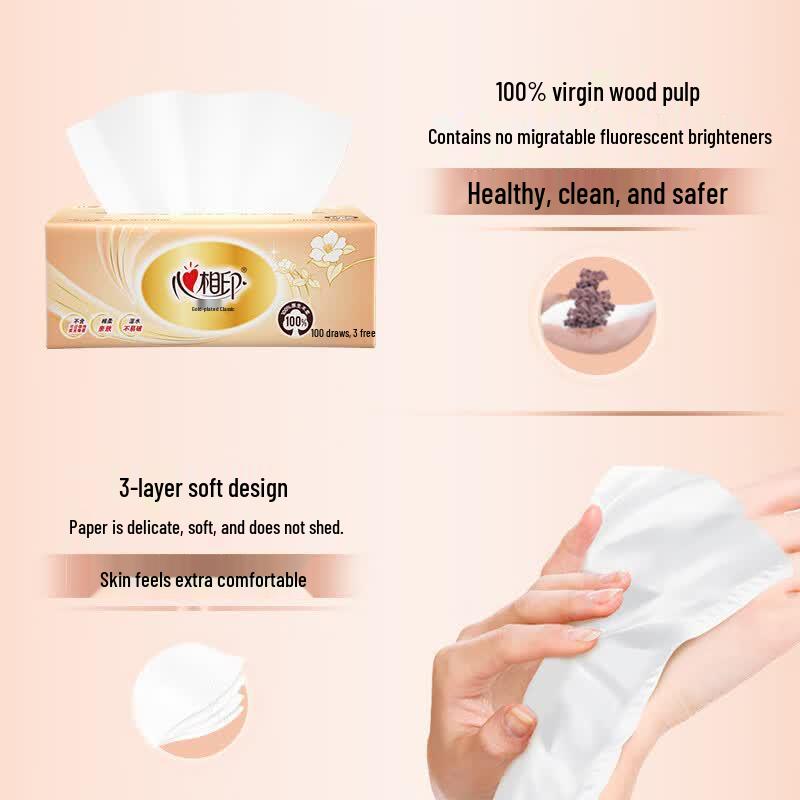 Mind Act Upon Mind Classic Gold 3-Ply Tissues, 20 Packs