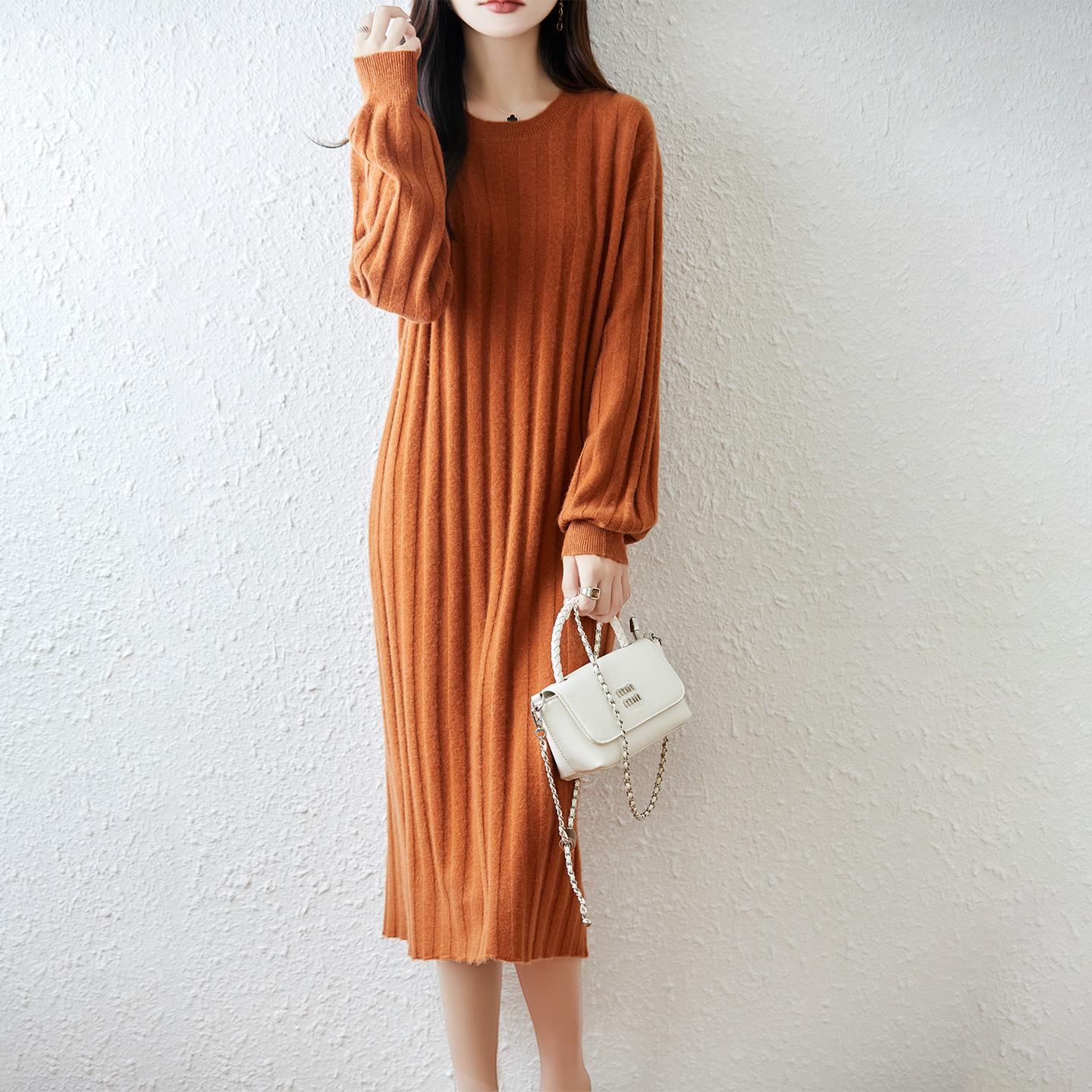 100% Pure Wool Slimming Women`s Pullover
