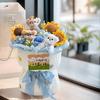 Cute Dog Doll Hand-Knitted Crochet Flower Bouquet Finished Crochet Flower Bouquet Mother's Day Gifts Graduation Bouquet 