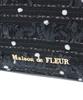 Maison de Fleur LINTON Tweed Mini Boston Ivory 2-Way Bag, Women's,