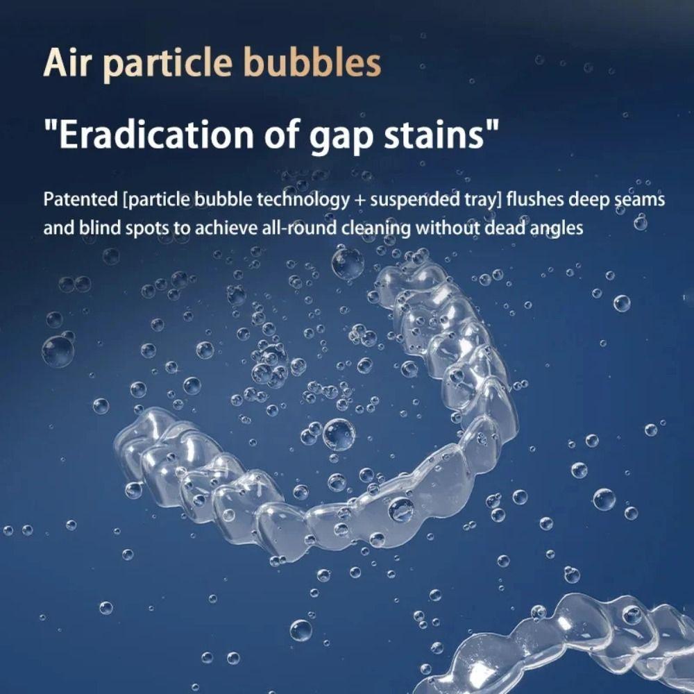 USB Electric Denture Cleaner 50 KHZ Dental Cleaner Retainer Cleaner  Invisible Retainer