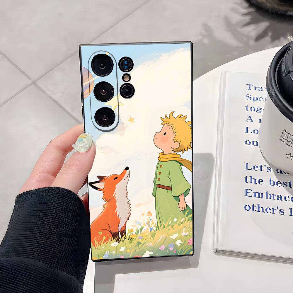 The Little P-Prince Phone Case For Samsung S26 Ultra S25 Edge Ultra S23 S22 S21 S20 Ultra Plus S24 Fe Glass Cover