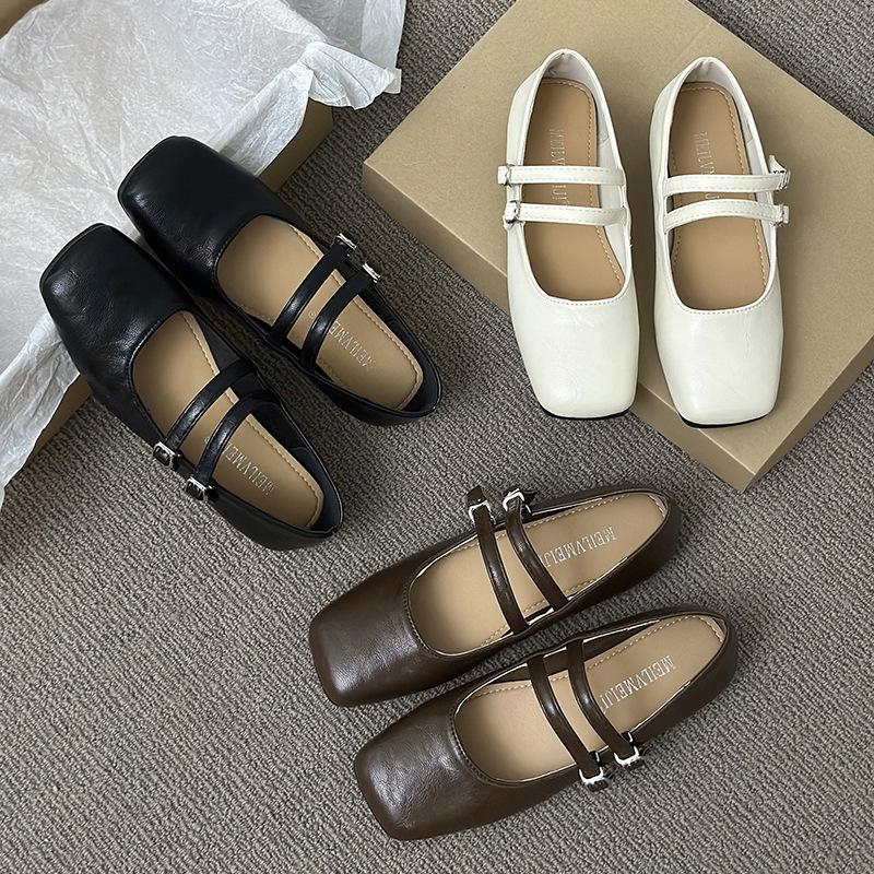 Frühling neue Retro Einzelne Schuhe Mary Jane Einzelne Schuhe einfach pendeln täglich Fee Einzelne Schuhe