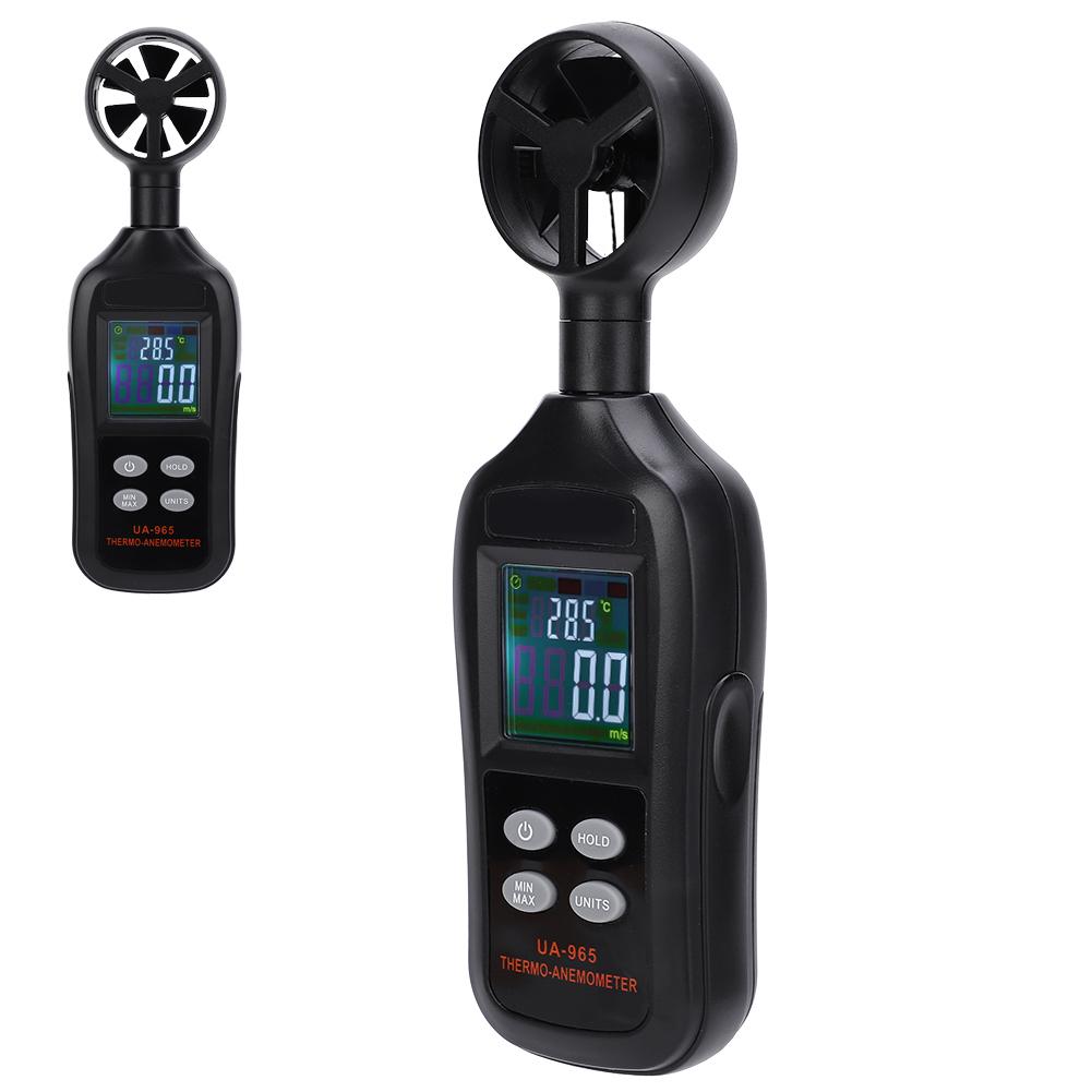 UA965 High Accuracy Mini Digital Anemometer Hand‑Held Wind Speed Meter Measuring Tools