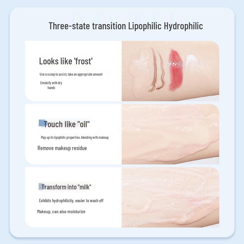 Colande Light Skin Hydrating Cleansing Balm: Gentle, Non-Drying Makeup Remover Oil That Melts with Water.