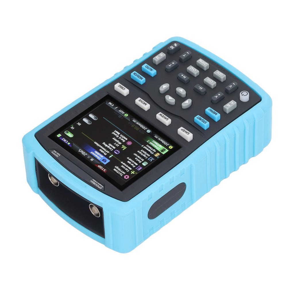 Fluorescent Digital Oscilloscope 2.8in Display 3000mAh Dual Channel Signal Generator Oscilloscope