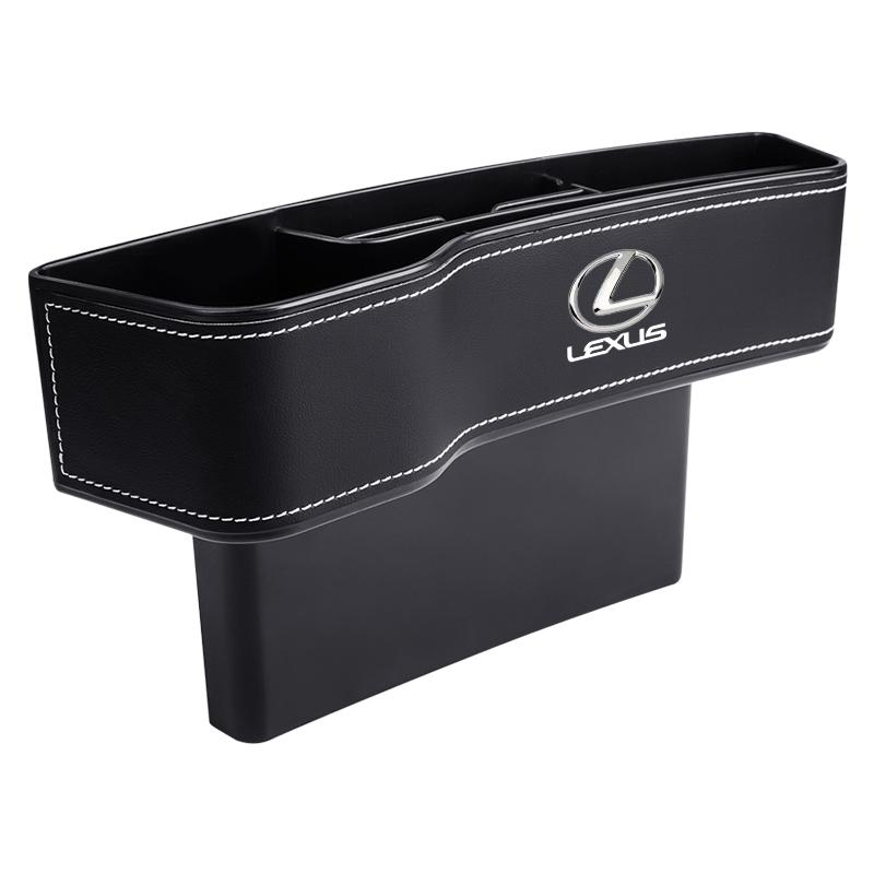 Multifunctional Car Seat Crevice Storage Box Seat Gap Slit Pocket Manager For Lexus LS LC IS350 ES300 GS350 CT200h GX460 LX570