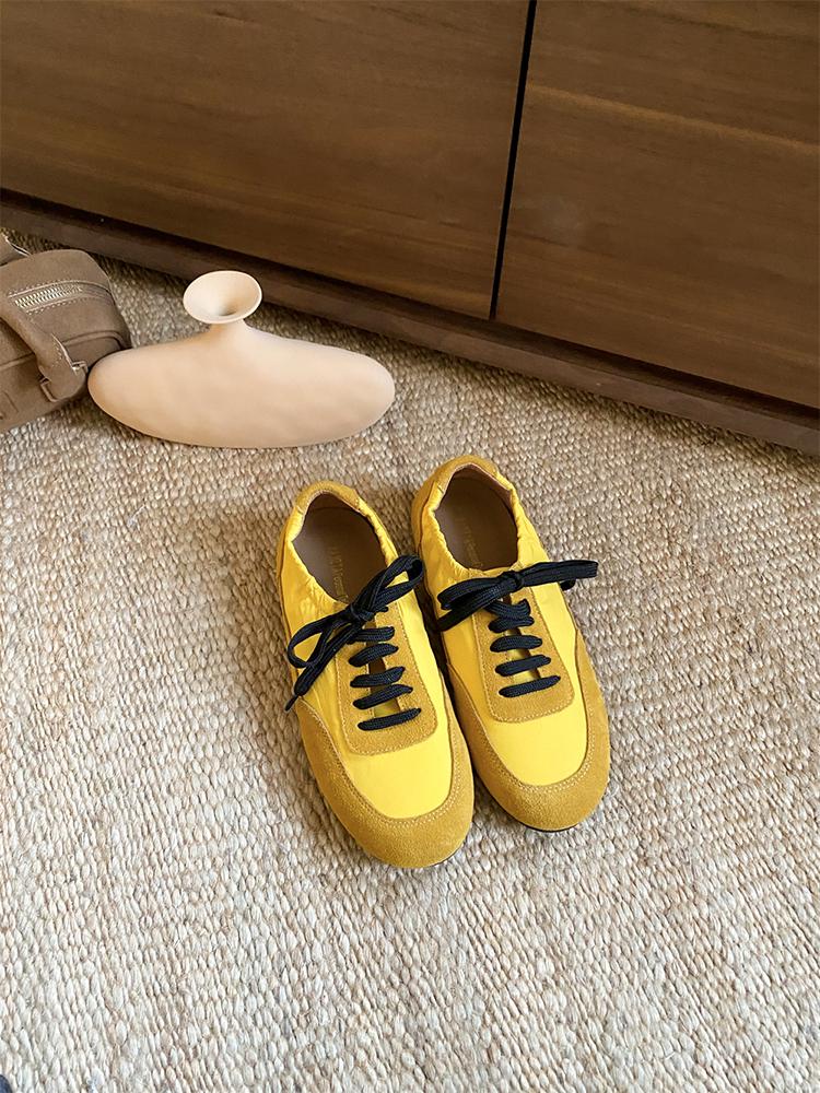 Mixed Color All Match Women Sneakers Flat Heel Walking Shoes Casual Trainers Female Runway Daily Sport Shoes For Girls