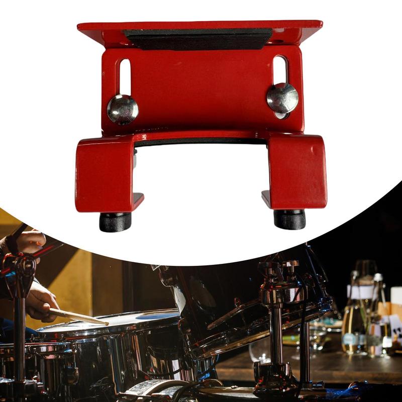 Plateforme de grosse caisse Coussinet de batterie Accessoires Tambours légers Accessoire de rehaussement Ajustement Rouge