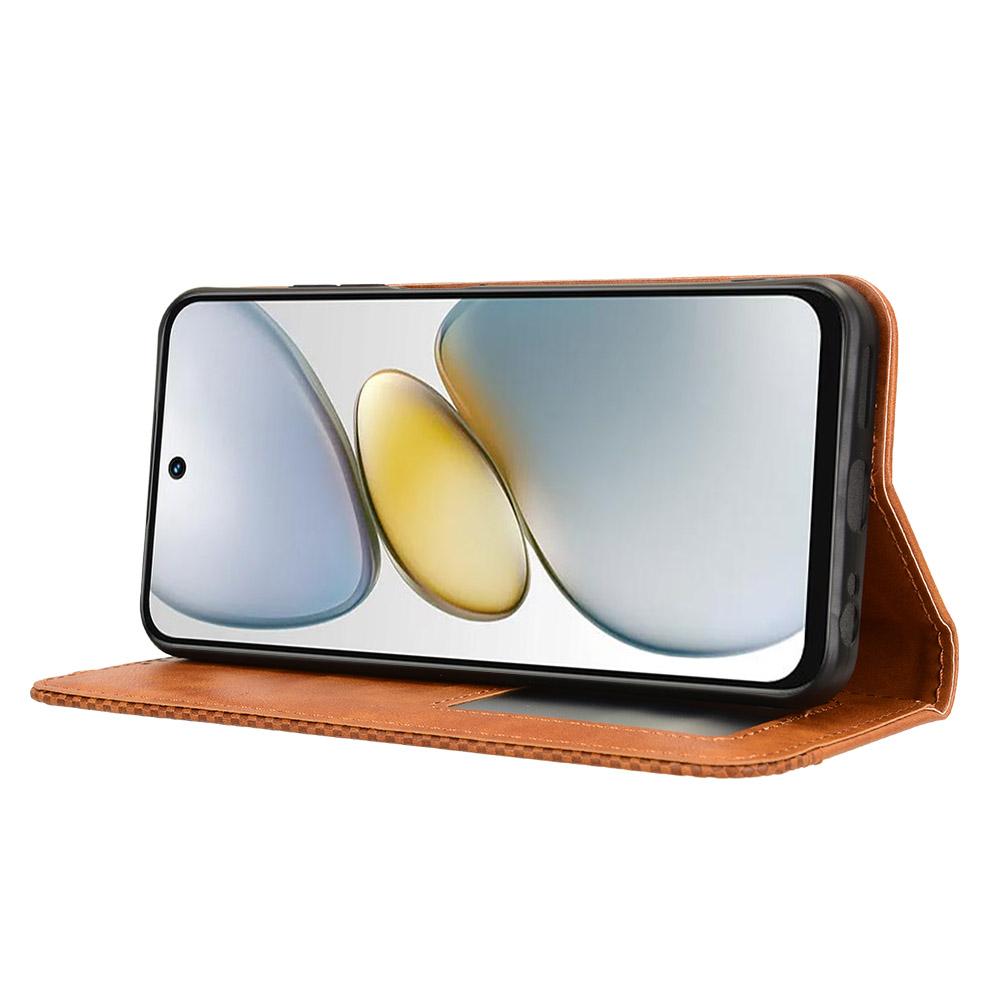 For TECNO Spark Go 2025/Spark Go 1/Pop 9 4G Leather Case Wallet Stand Retro Texture Phone Cover