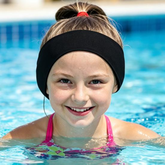 Zwemhoofdband Draagbaar Herbruikbaar Oorband Houdt Oren Droog & Voorkomt Zwemmersoor voor Kinderen en Volwassenen Watersporten