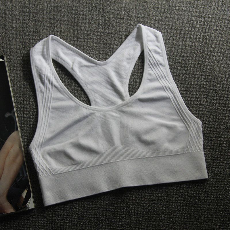 European and American Orders! Thin Non-Padded Double-Layer Sports Bra Women's Bubble Wrap Push-up Running Vest Wireless Yoga Intimates