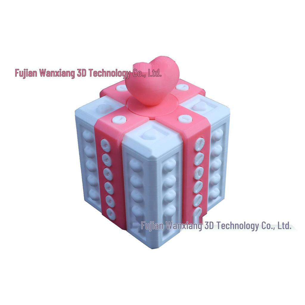 3D-gedrucktes Valentinstags-Nervgeschenk-Box-Ornament