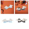 2000s Hair Clip for Halloween Punk Wing Lace Bowknot Hair Clip Nonslip Barrettes for Side Bangs Cosplay Party Braid Holder