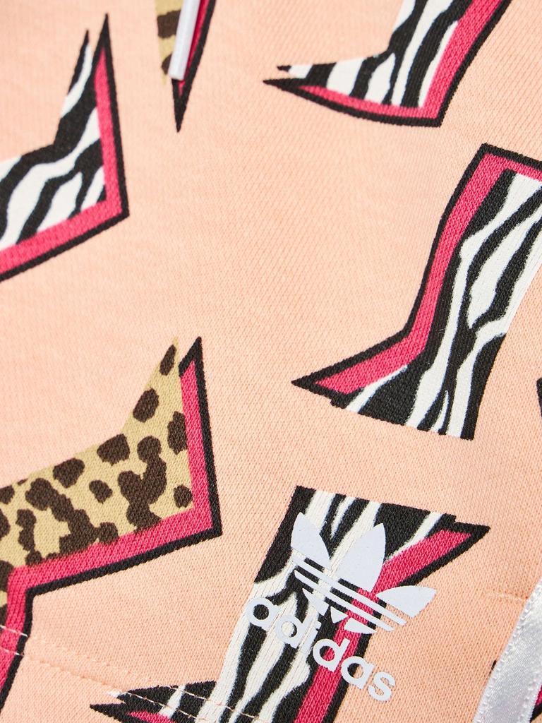 Y3654 adidas Sports Shorts Allover Print Pink Regular Fit SHORTS 152