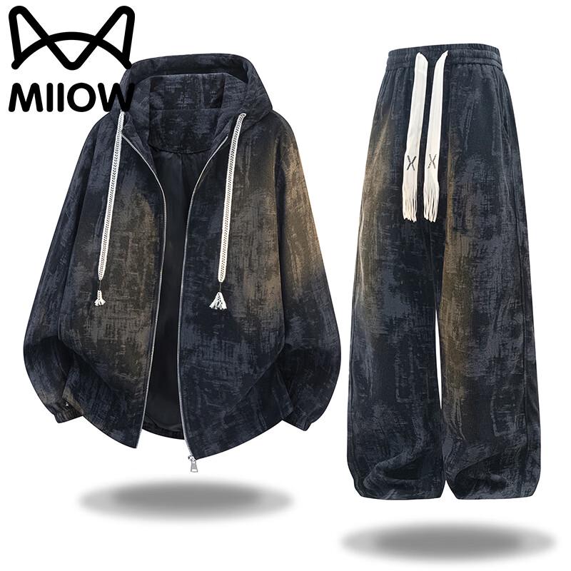 MiiOW Men's Casual Outdoor Sportswear Two-Piece Set