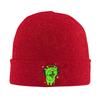 Alien Cat Meme Silly Cat Knitted Hat Womens Unisexs Skullies Beanies Winter Hat  Hip Hop Caps