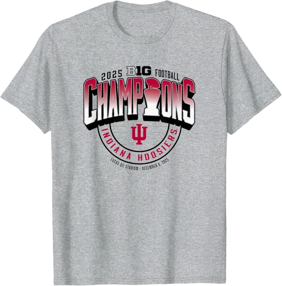Футболка для раздевалки Indiana Hoosiers Чемпионы Big Ten 2025 4XL