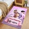 Messi Customizable Name Area Rug Suitable for Bedrooms Kitchen Decorate Room Living Rooms Anti-slip Rug Decorate Offices Spiritual Gift