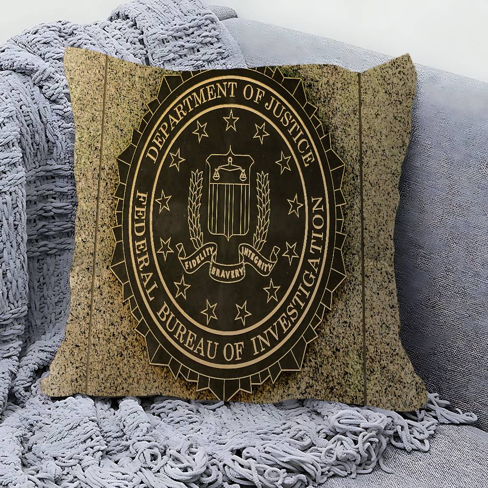 Polizei FBI Kissenbezug Sofakissenbezug Heimzimmer Dekoration Kindergeschenk