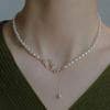 925 Sterling Silver Butterfly Pearl Necklace For Women Bow Engagement Fine Jewelry Wedding Party Birthday Gift Dropshipping