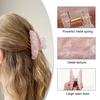 Women Hair Claw, High Elastic Spring Buckle Back Head Hair Clip, Geometric Shape Shower Hair Claw for Medium And Long Hair
