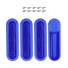 Electric Scooter Rear Side Wheel Cover Reflector with Screws Electric Scooter Side Cover Reflective Strip Replacements